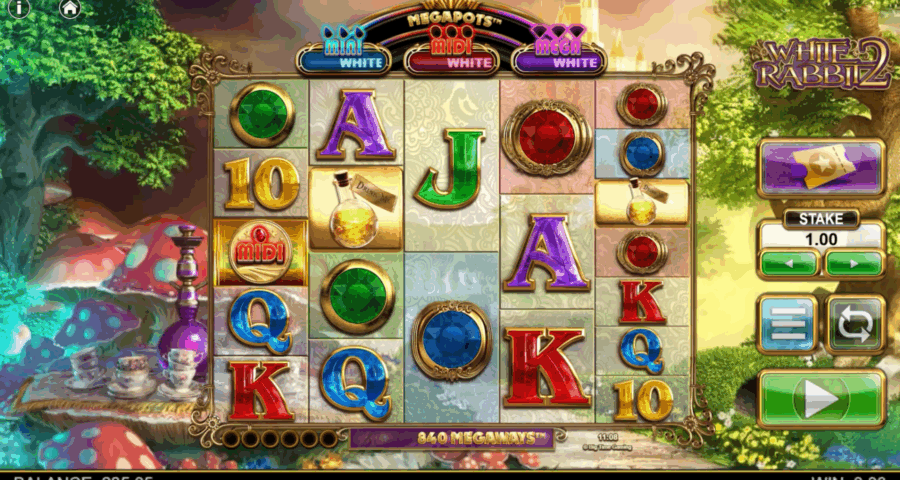 White Rabbit 2 Base Game Play